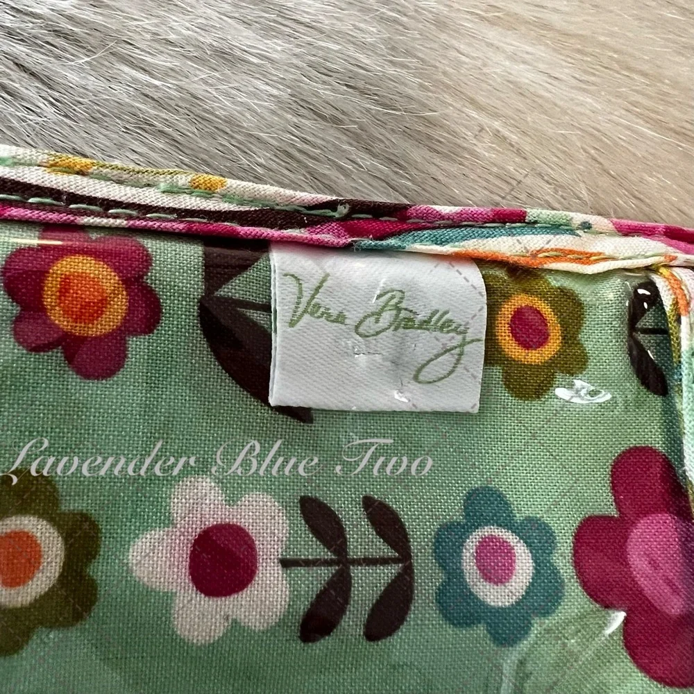 VERA BRADLEY Tutti Frutti 2013 Jewelry Case Folio Book Green Pink Y2K Floral